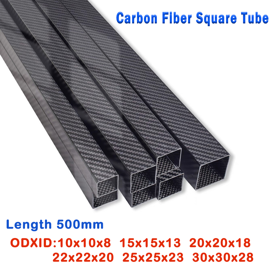 Rc Hobby Youtube - Carbon Fiber Square Tube 500mm for