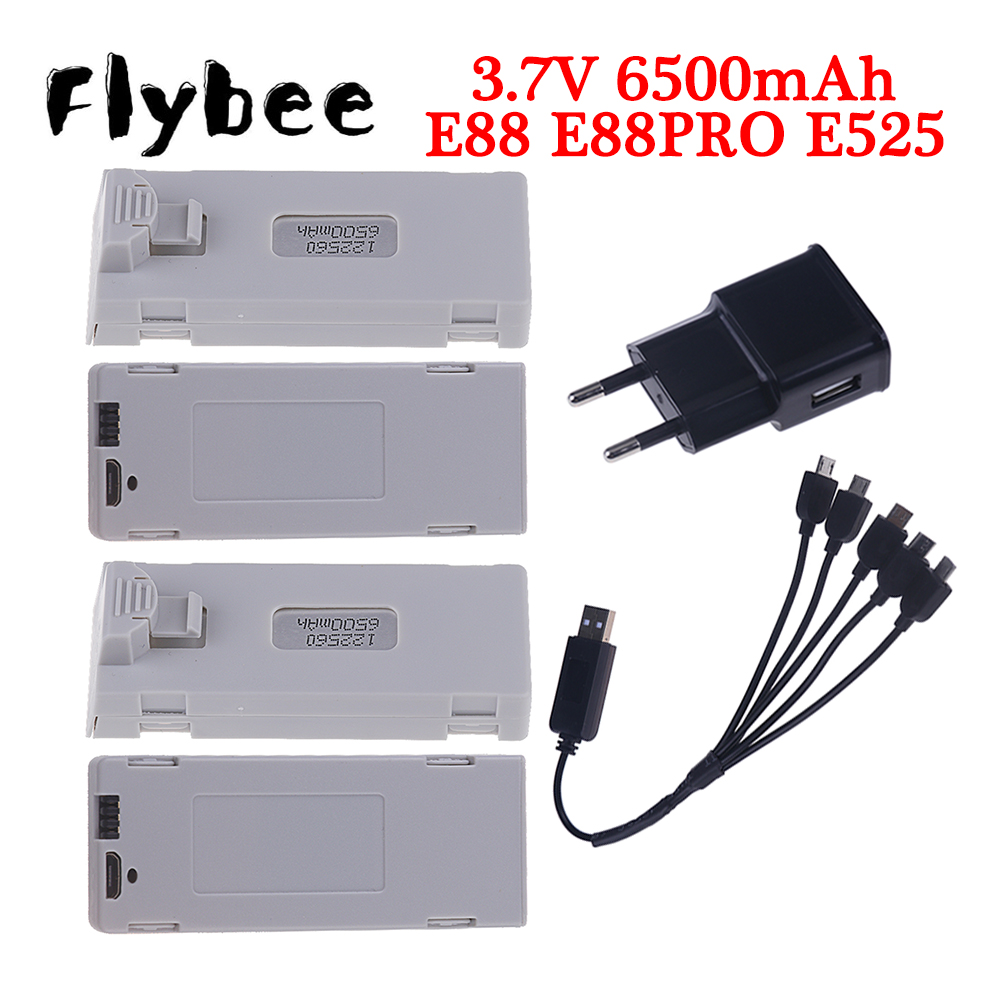 Rc Hobby Usa - Original E88 Battery 3.7V 6500mAh Lipo