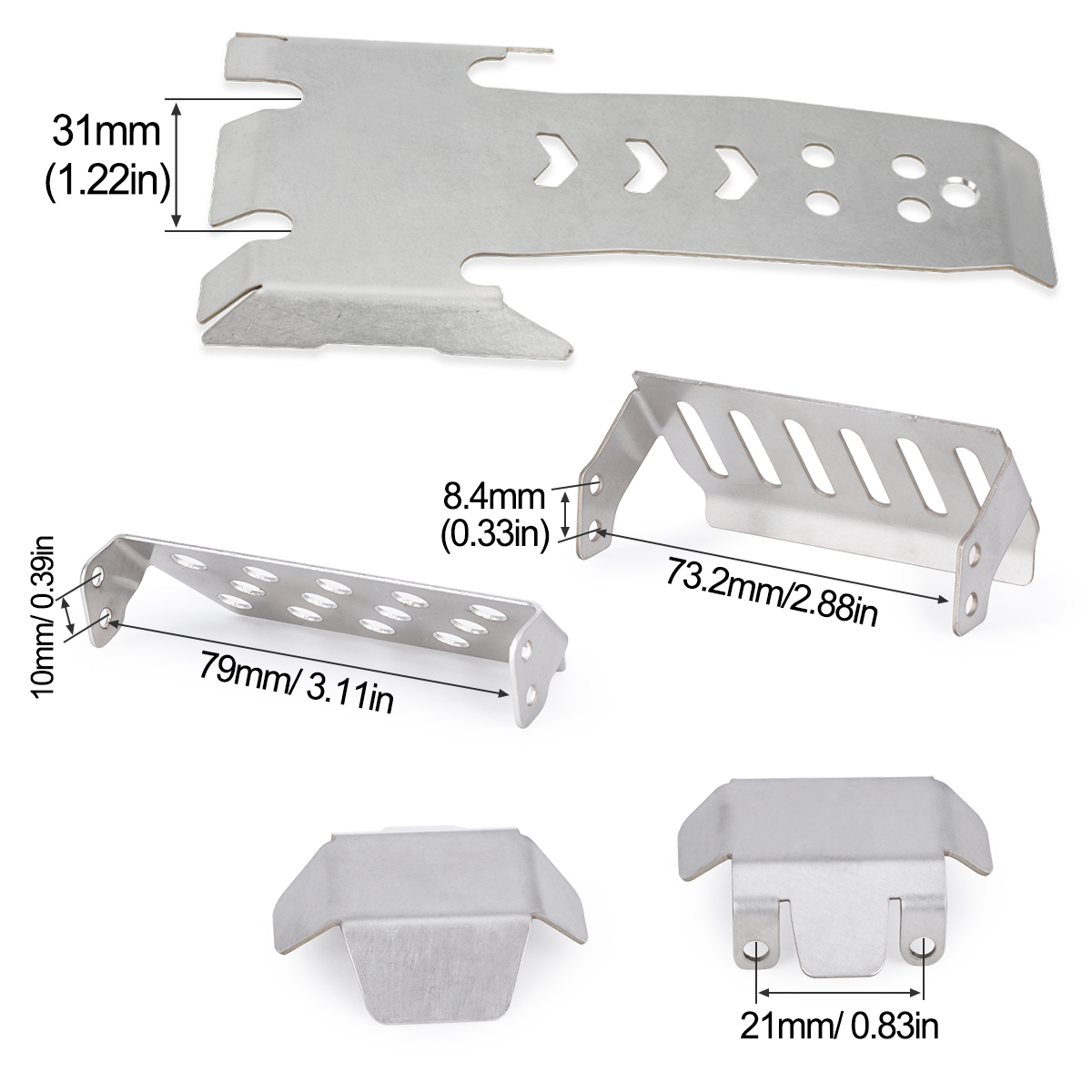 Stainless Steel Axle Protector - Rc Hobby Crawler review and price
