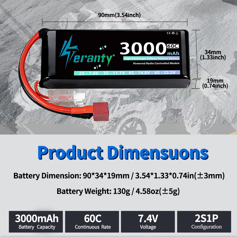 TERANTY 2S 3000mAh Lipo Batter - Rc Hobby Usa review and price