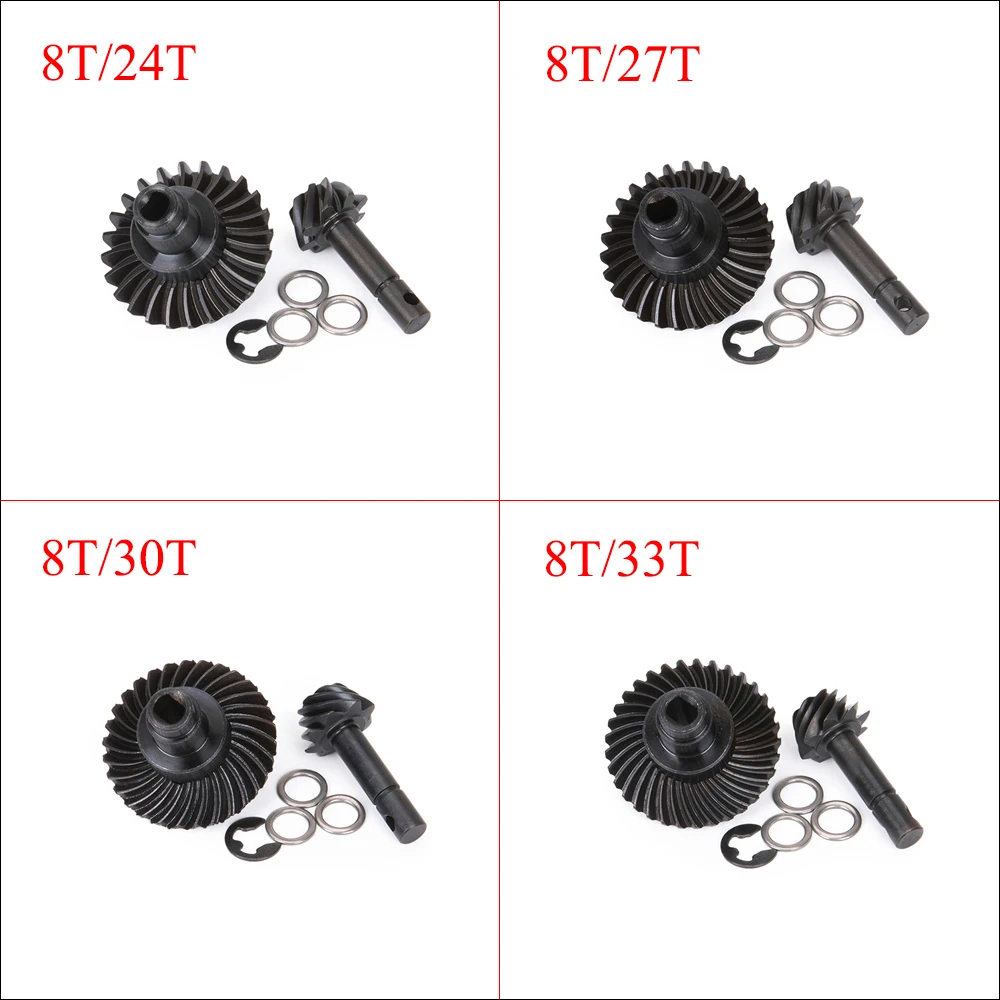 Metal 8T/24T/27T/30T/33T Bevel - Rc Hobby Grade Crawler review and price