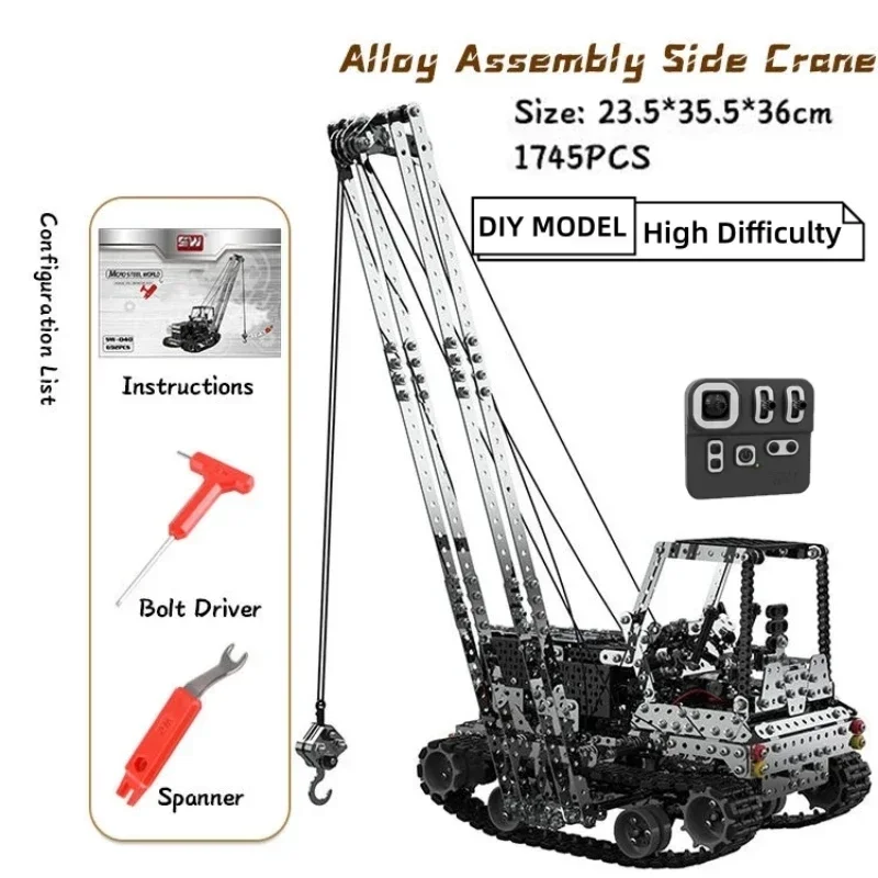 DIY Metal RC Crane Electric Ho - Rc Hobby Toys review and price