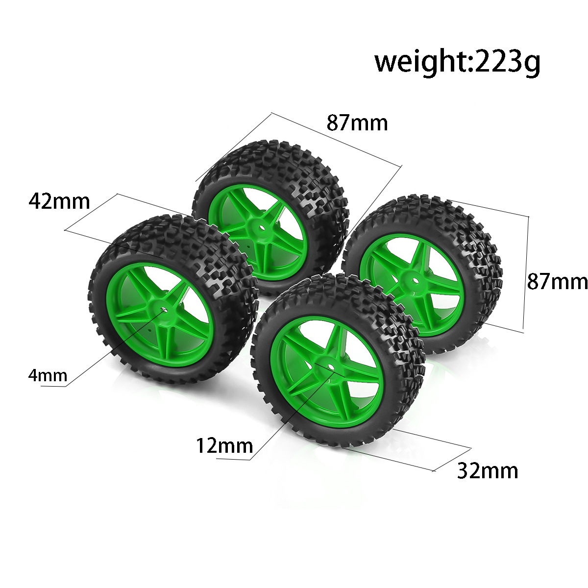 1/10 RC Off Road Tires And Whe - Rc Hobby Dump Truck review and price