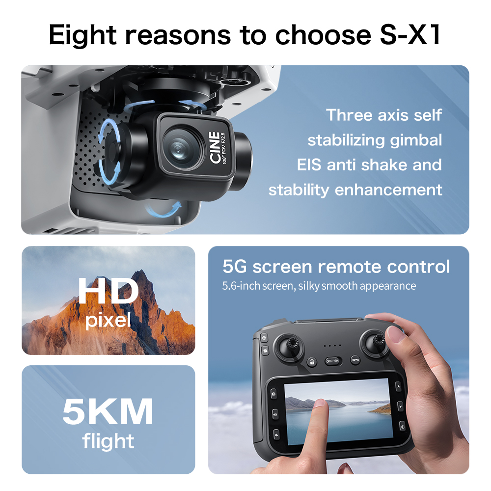 Original S-X1 Drone 8K HD Prof - Rc Hobby China review and price