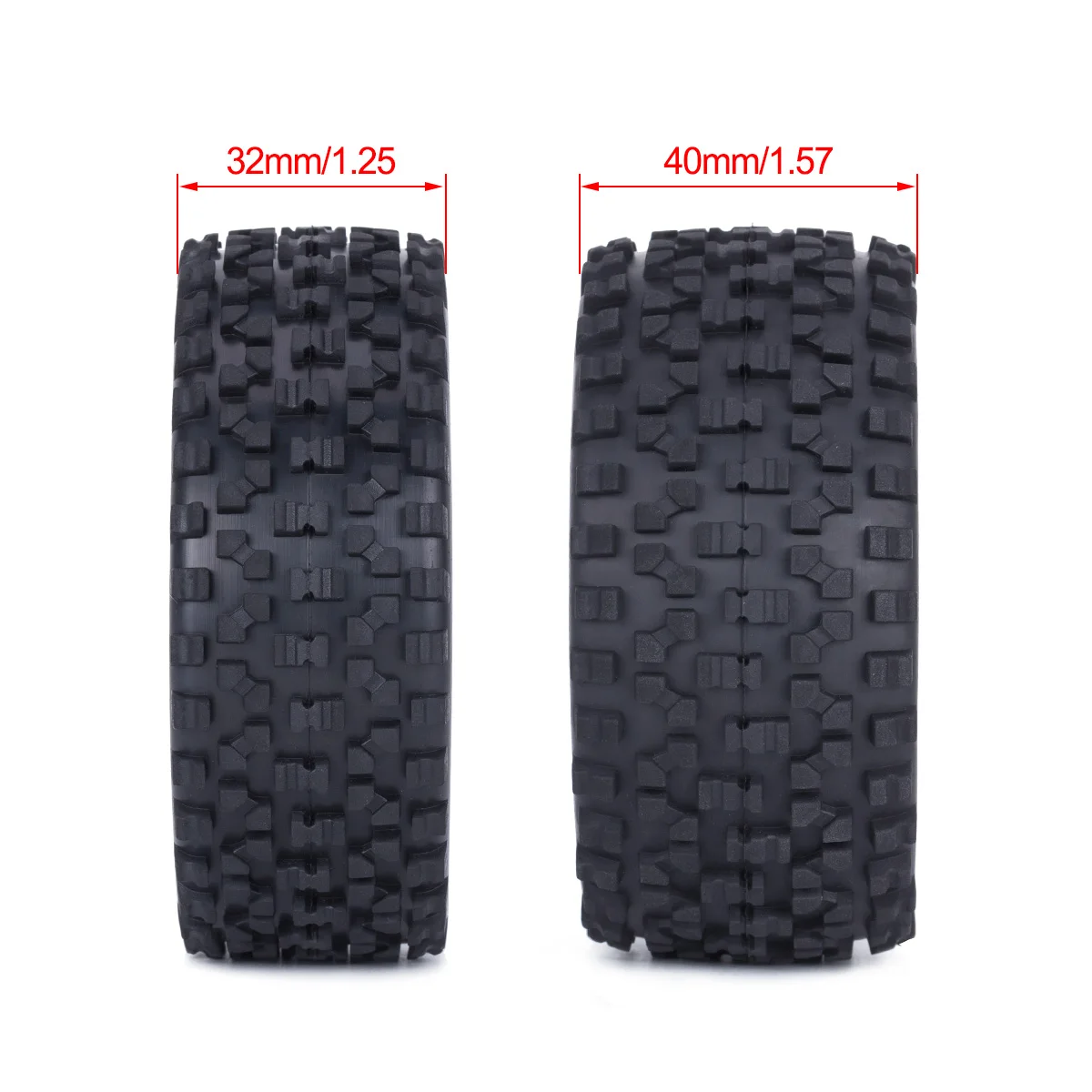 4 Pcs 88mm Buggy Tires Wheel T - Rc Hobby Dump Truck review and price