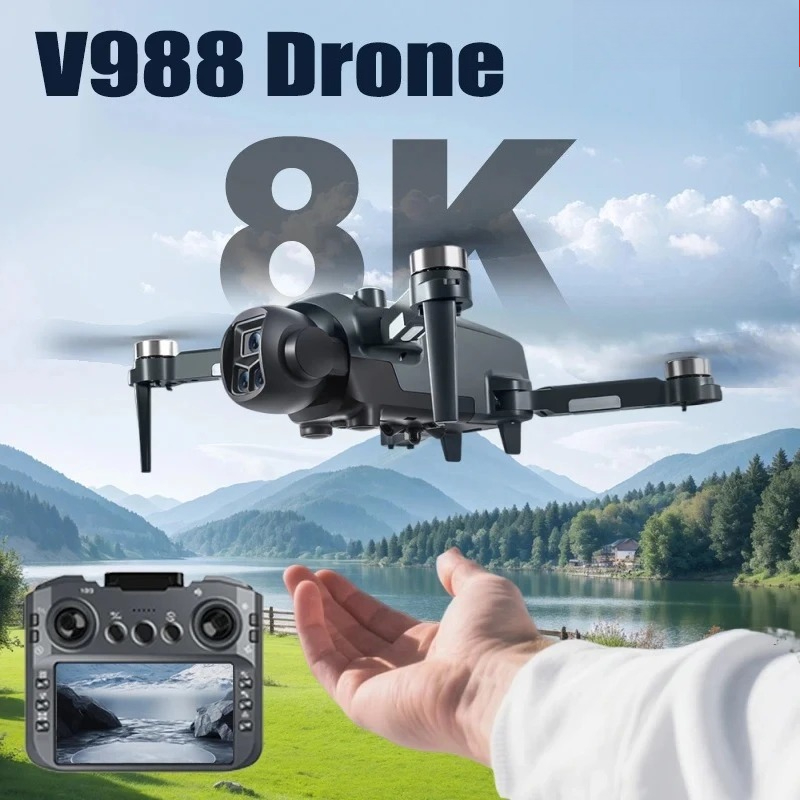 Original V988 Drone 8K HD Dual - Rc Hobby China review and price