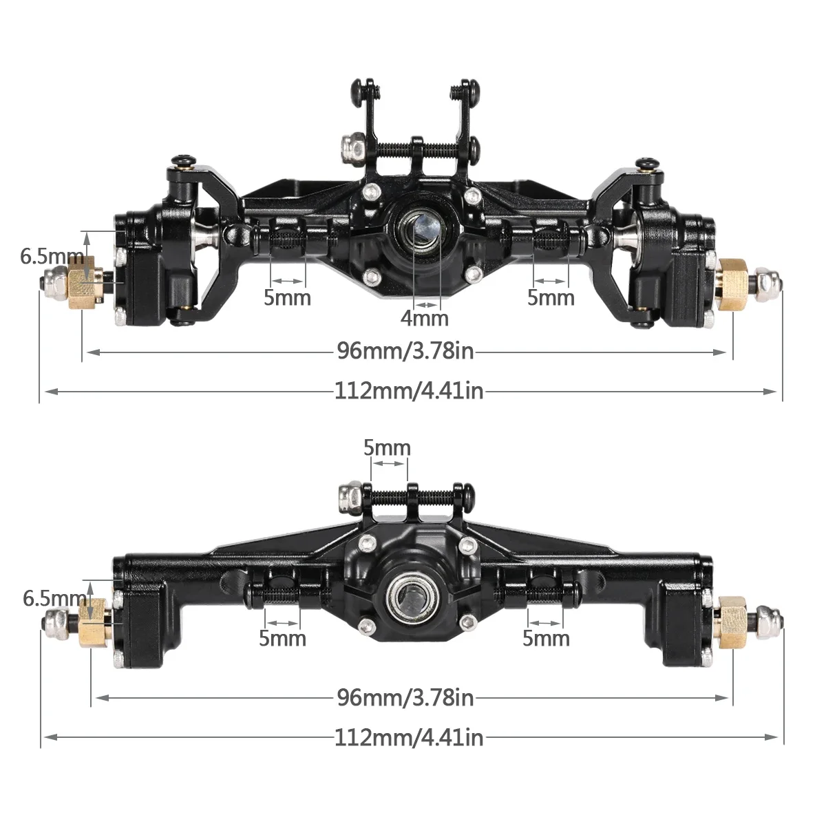 TRX4M Aluminum Front Rear Port - Rc Hobby Crawler review and price