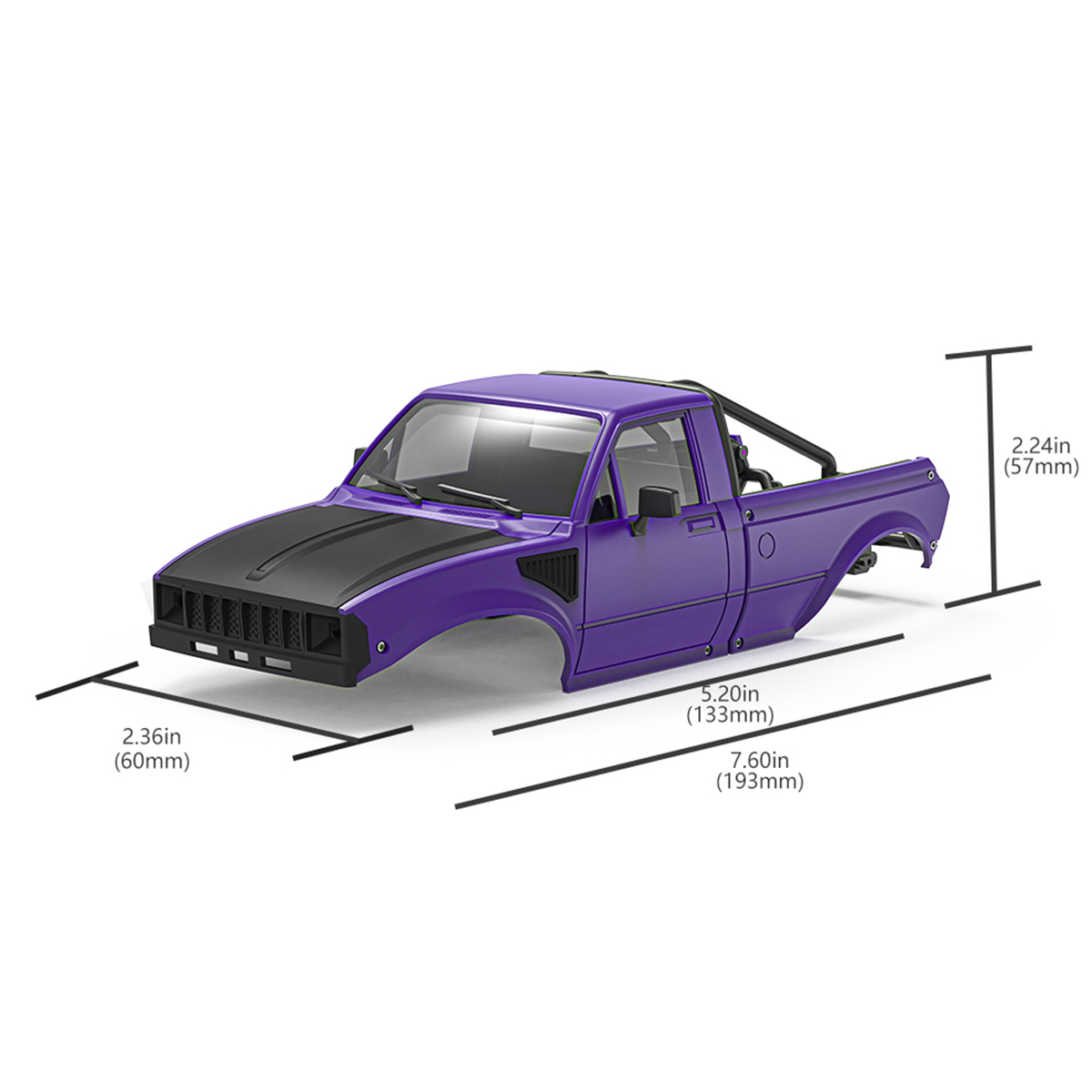IR60-24 133mm Wheelbase Pickup - Rc Hobby Crawler review and price